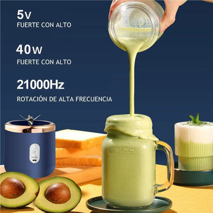 Mini Licuadora Portatil Recargable